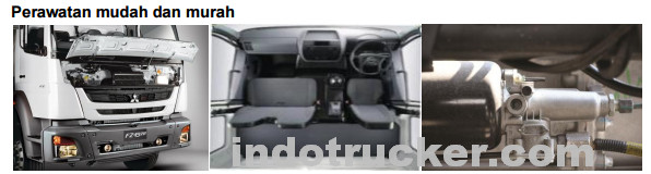 Keunggulan Mitsubishi Fuso Tractor Head FZ 4028 & FZ 4928-Perawatan murah dan mudah